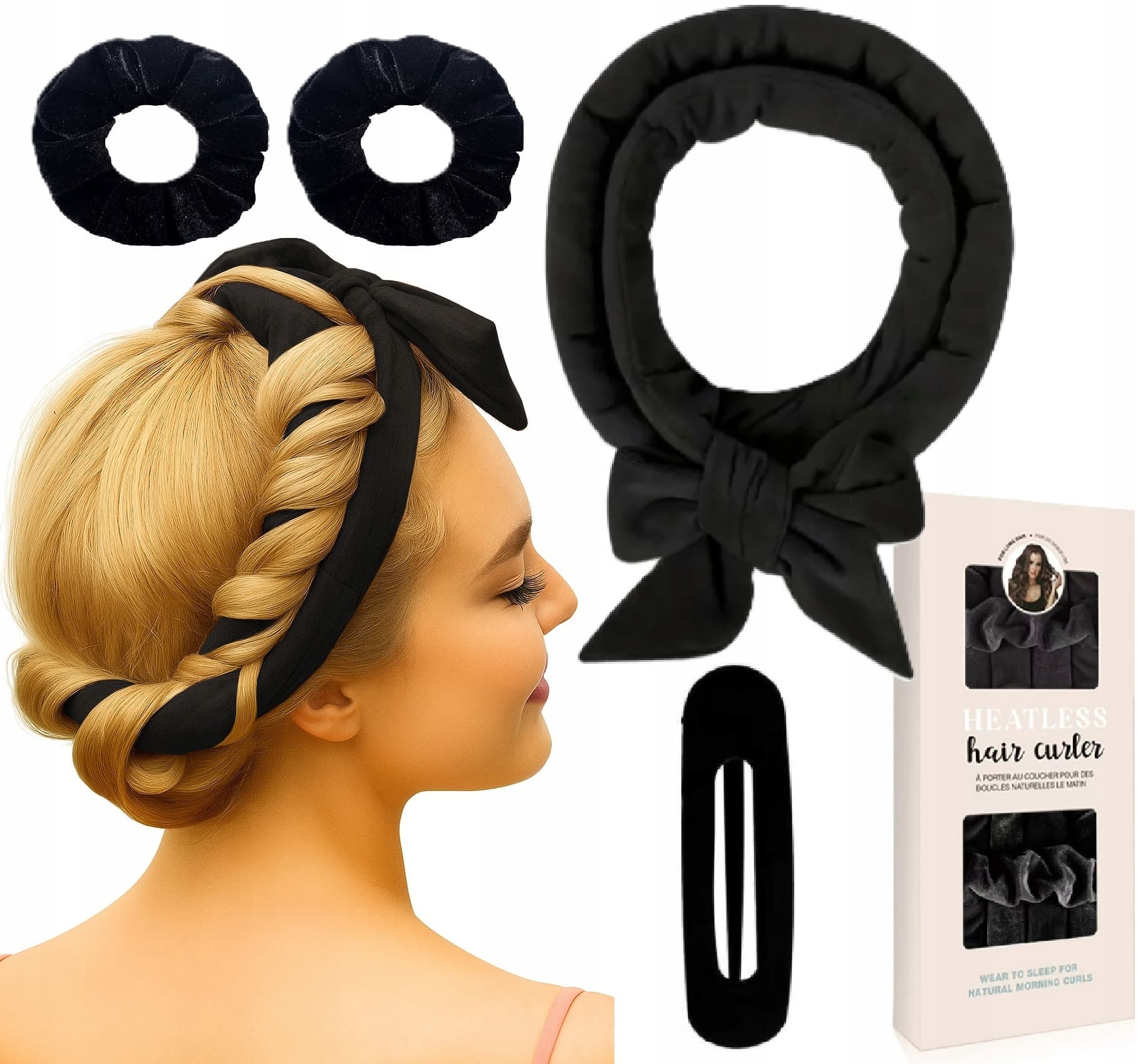 Welurowy wałek - do kręcenia włosów